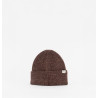 Bonnet marron tricot lurex